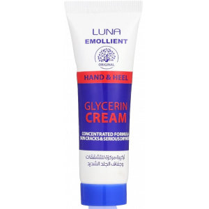 LUNA EMOLLIENT HAND & HEEL GLYCERIN CONCENTRATED FORMULA CREAM 20 GM